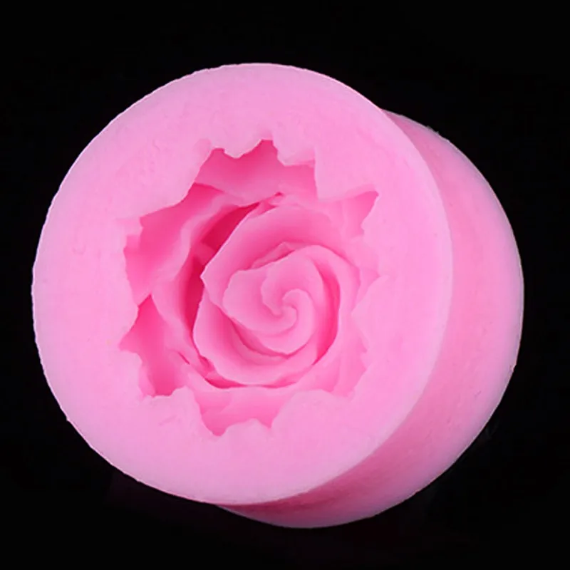 Формы для мыла из смолы с 3D розами форма свечи желе торта ремесла формы ручной