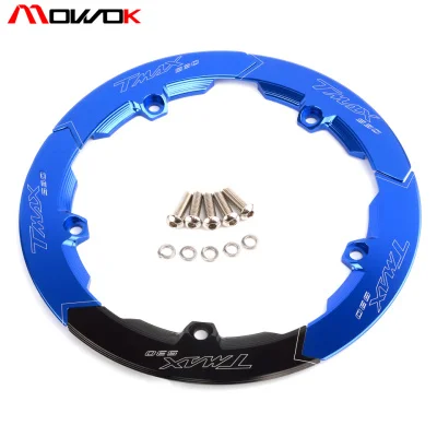 Мотоцикл CNC алюминиевый трансмиссионный ремень крышка шкива для YAMAHA TMAX 530 SX DX tmax 530