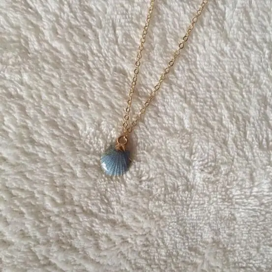 Na294 2018 стильная простая богемная сказочная подвеска в виде ракушки из сплава