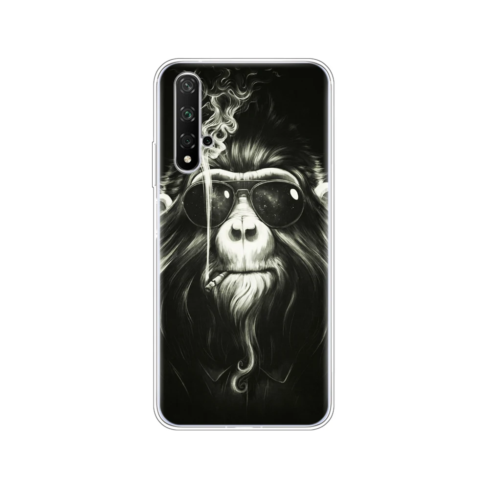 Чехол на Honor 20, силиконовый чехол на заднюю панель, чехол для телефона huawei Honor 20 Pro Lite Honor20 YAL-L21 YAL-L41, роскошный мультяшный рисунок