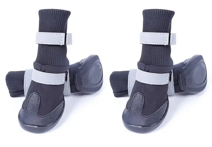 Водонепроницаемые Нескользящие ботинки для больших собак S M L XL 4 шт./компл.|dog boots