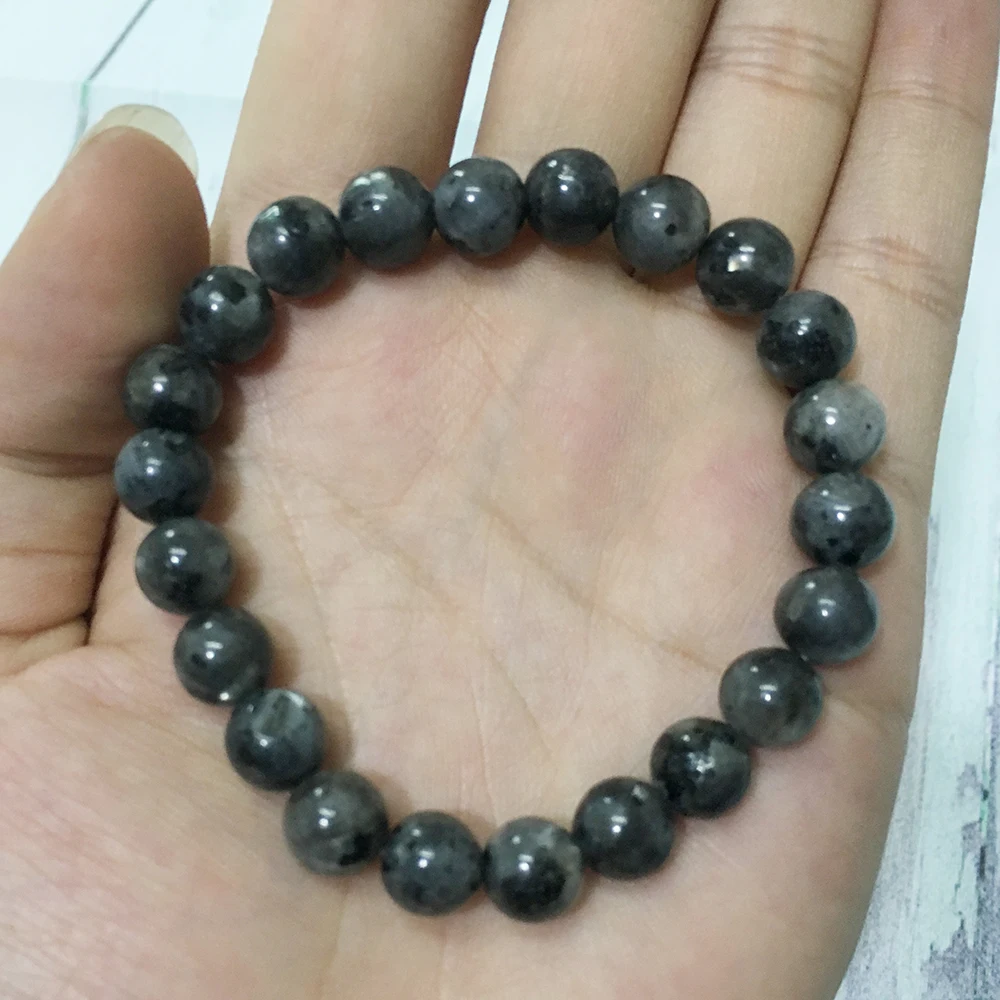 Новый дизайн 2019 браслет Ruberthen из серого Лабрадорита высококачественный