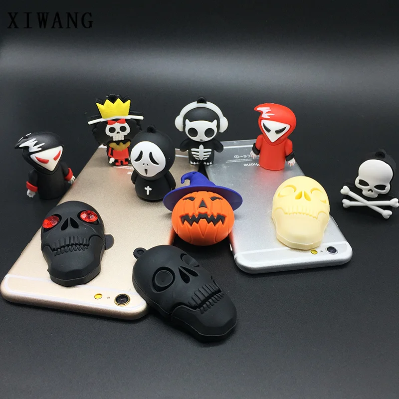 Usb флеш-накопитель с героями мультфильмов, usb 128GB Death is coming, силиконовый флеш-накопитель, 4 gb, 8 GB, 16 gb, 32 GB, с Рождеством/Хэллоуином/подарком