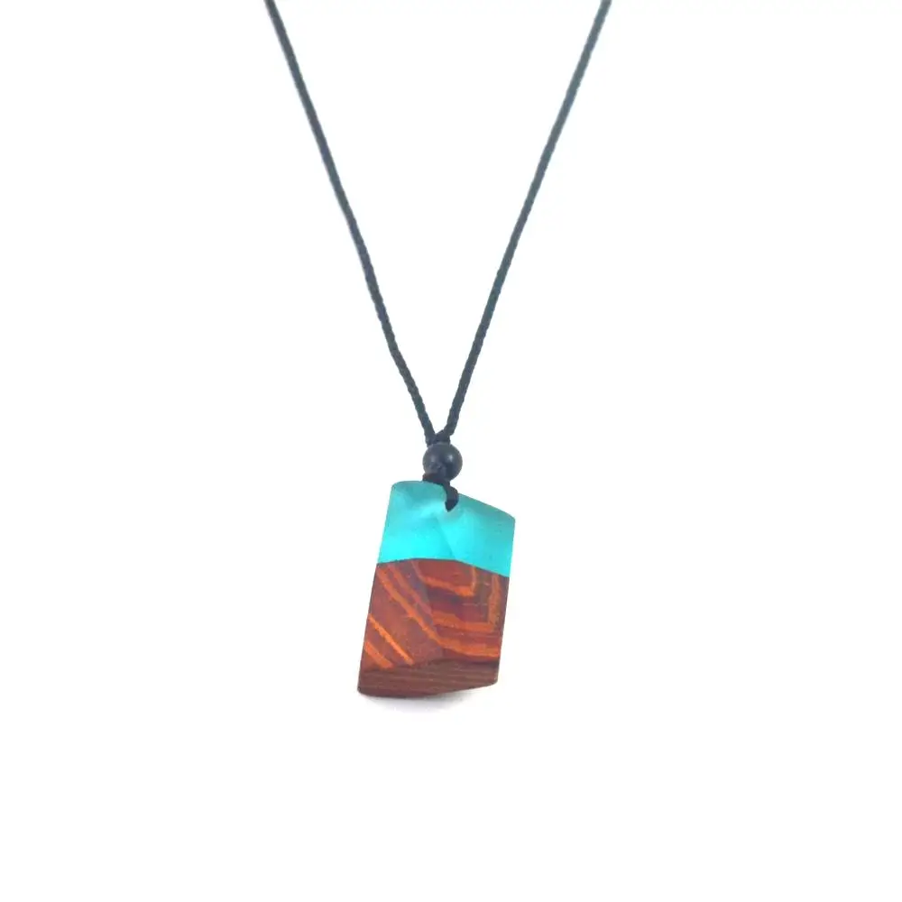 Wood resin necklaces are popular men and women suitable for jewelry gifts retro pendants | Украшения и аксессуары