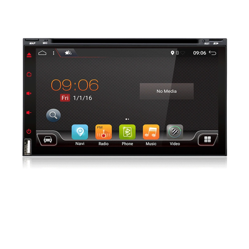 Четырехъядерный 2 Din Android 7,1 Fit NISSAN QASHQAI Tiida автомобильный аудио стерео радио gps tv 3g WiFi BT dvd automotivo Универсальный DDR3 2GB