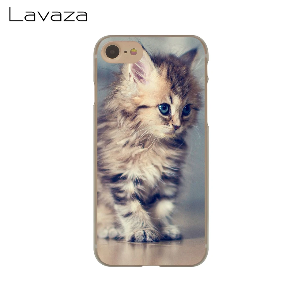Чехол для телефона Lavaza с забавным котенком кошкой для Apple iPhone 4 4S 5C 5S SE 6 6S 7 8 Plus 10 X Xr Xs Max 6Plus 7Plus
