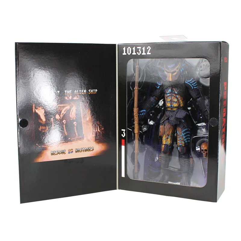 4 шт./лот NECA ПВХ Хищник 2 фигурки игрушки куклы Коллекционная модель куклы классические игрушки отличный подарок с коробкой 18 см