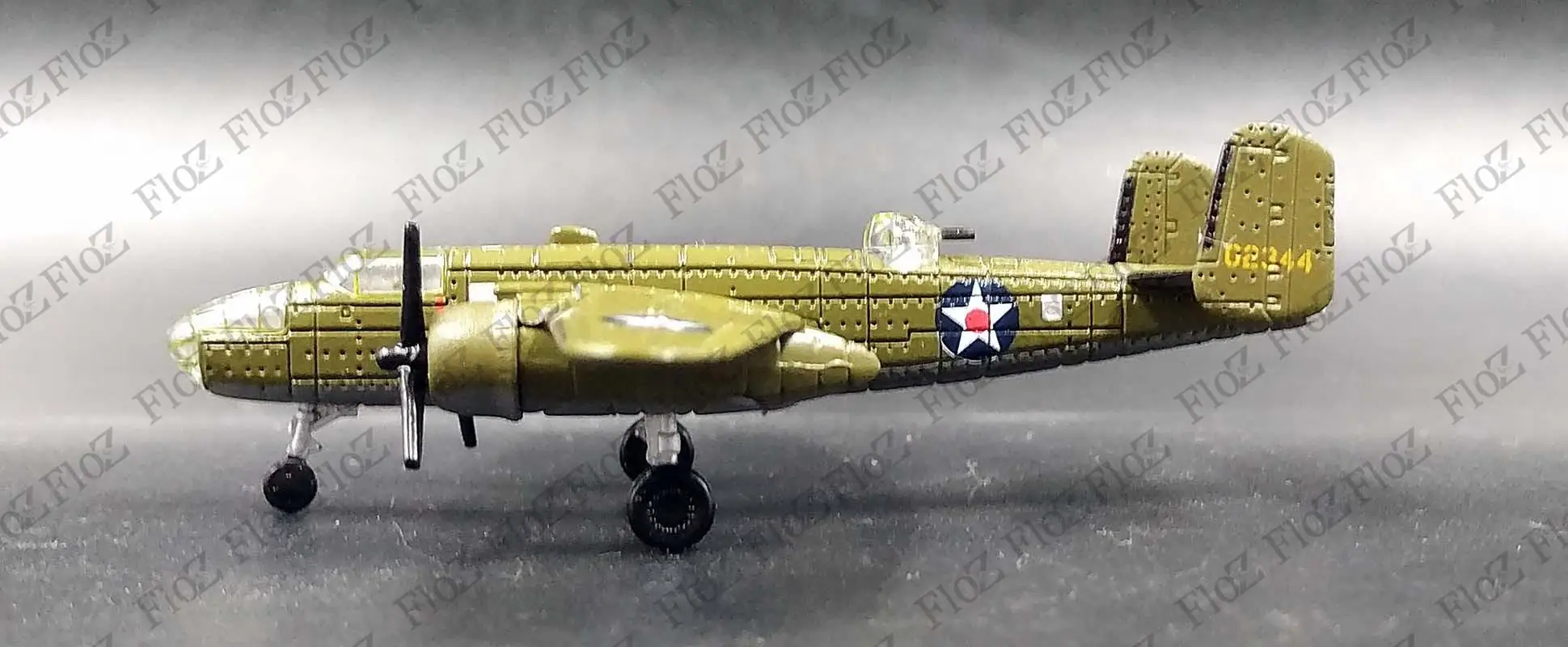 North American B-25 Mitchell Bombing of Tokyo plane 1/200 diecast aircraft model |
