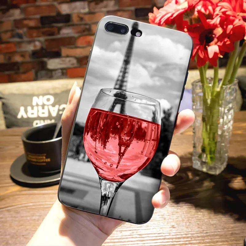 MaiYaCa, мягкий чехол для телефона из ТПУ с рисунком медведя и вина для iPhone 8, 7, 6, 6S Plus, X, 10, 5, 5S, SE, 11pro max, чехол