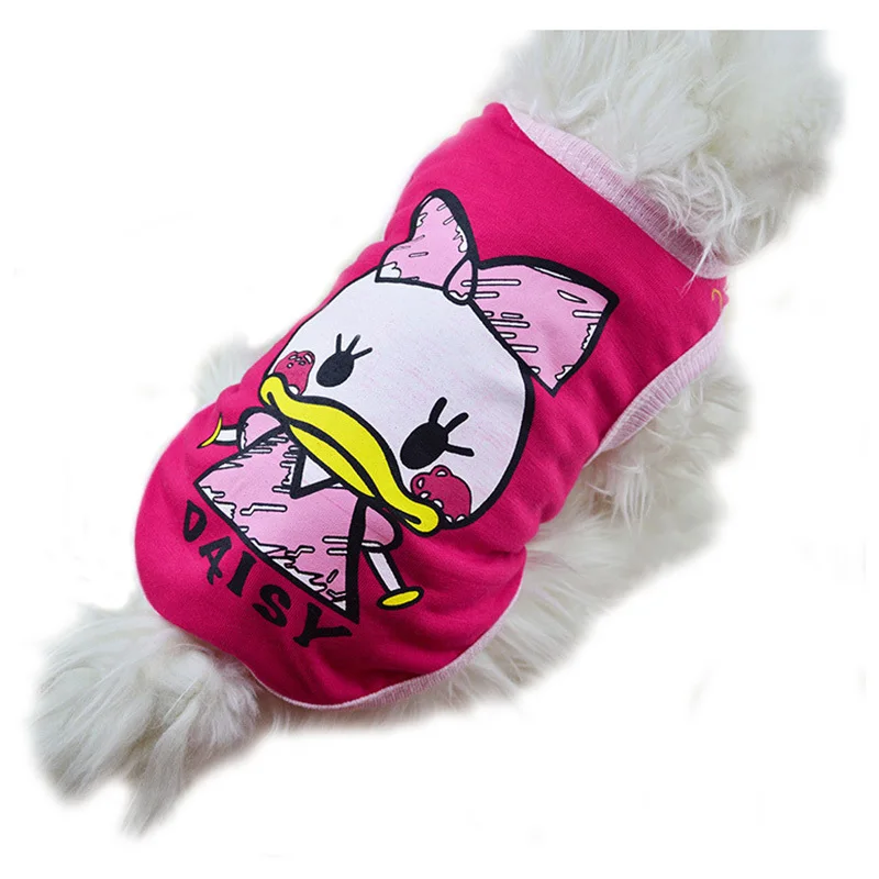 Летняя одежда для собак Французский Бульдог Мопс Пудель Shih Tzu йоркширского