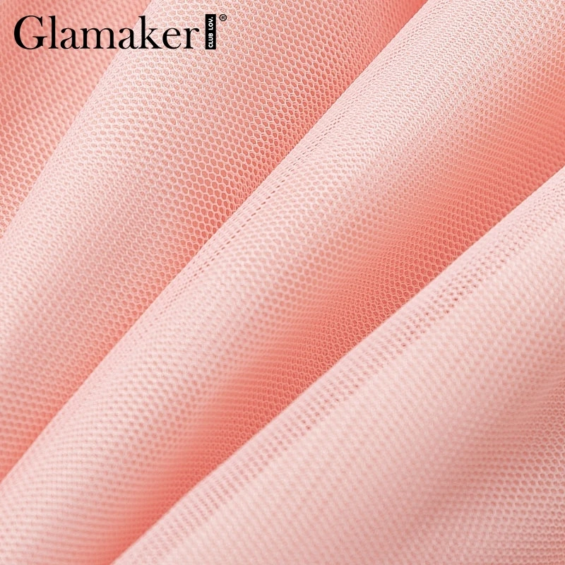 Женская блузка с открытыми плечами Glamaker летняя рукавами фонариками|Блузки| |