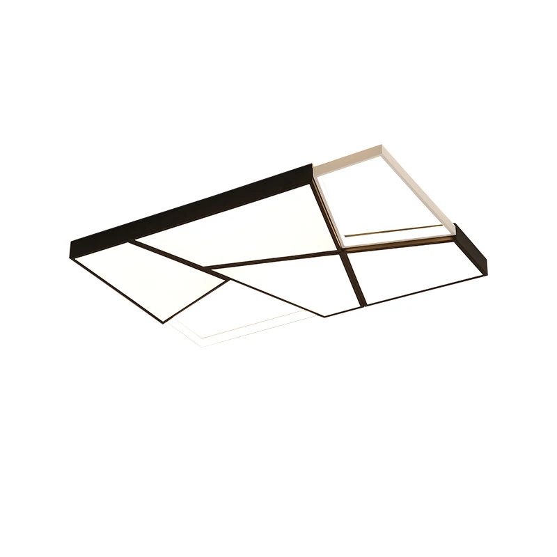 

Square Modern Ceiling Lights Led For Living Room Bedroom White and Black Color Home Led Ceiling Lamp Luminaires AC 110V-AC260V