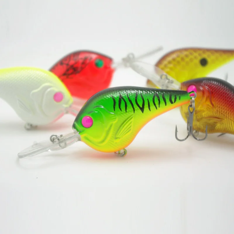Рыбалка заманить Crank Bait глубокое погружение воблеры 11g длинный Литой