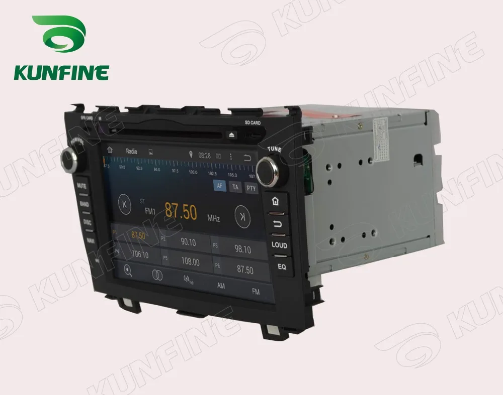 Kunfine Восьмиядерный Android 6.0 автомобиль DVD GPS навигации мультимедийный плеер стерео