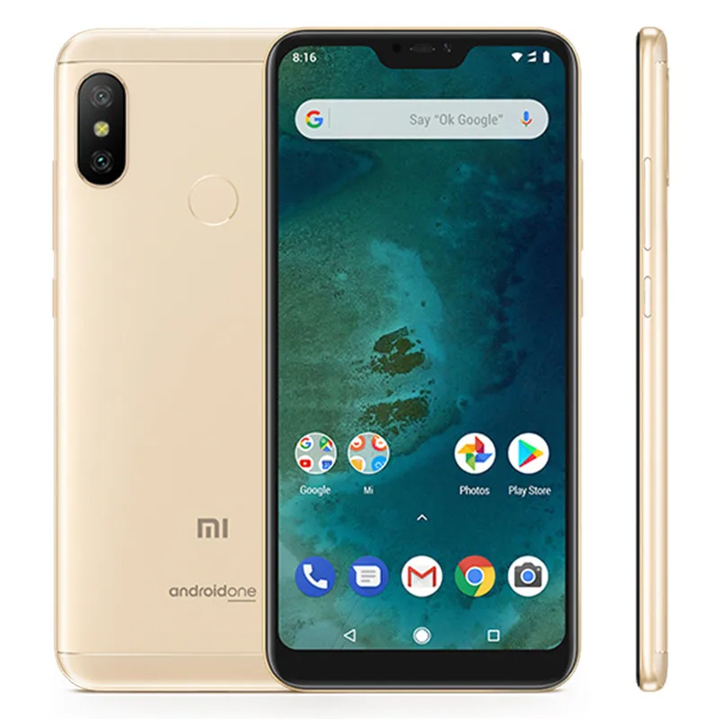 Xiaomi Mi A2 Lite 4 GB 64 Глобальный Версия мобильного телефона 4000 mAh Snapdragon 625 Octa Core 5 84 дюйма