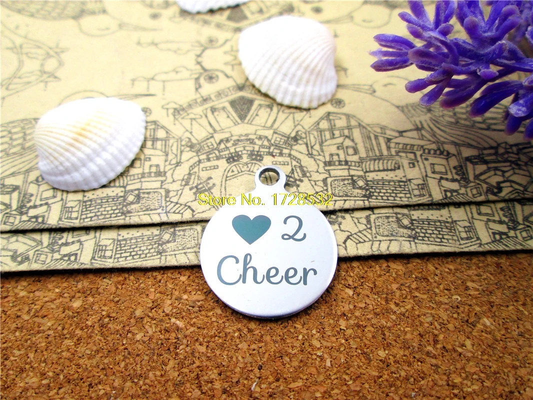 Подвески из нержавеющей стали 20 шт. подвески Сердце 2 5 стилей на выбор сделай