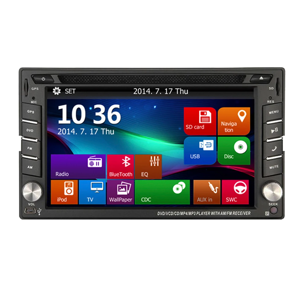 Gps карта Автомобильный DVD сенсорный экран головное устройство MP5 PC аудио RDS