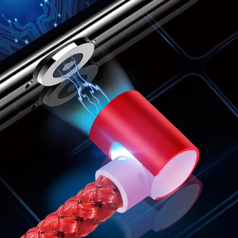 Магнитный зарядный USB кабель NOHON 3 в 1 8pin Micro Type C адаптер быстрая зарядка для iOS iPhone