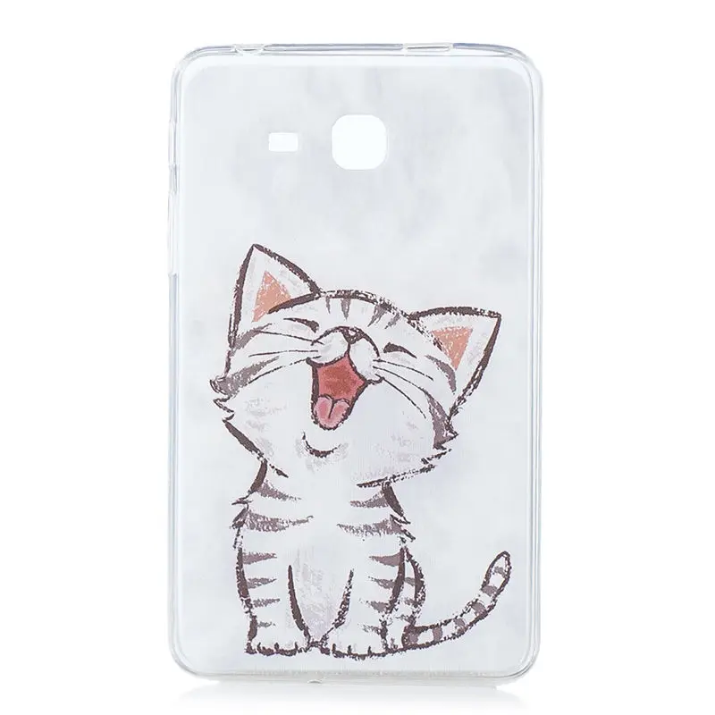 B081 Мягкий чехол из ТПУ для Samsung Galaxy Tab A a6 7,0 T280 T285 SM-T280 SM-T285 7," чехол Funda планшет Cat Puppy Shell - Цвет: B081