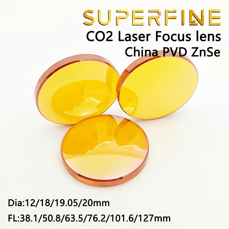 Сверхтонкий Китай Znse CO2 фокус объектива Диаметр. 12 18 19,05 20 мм FL38.1 50,8 63,5 101,6 127 мм для лазерный станок для гравировки и резки
