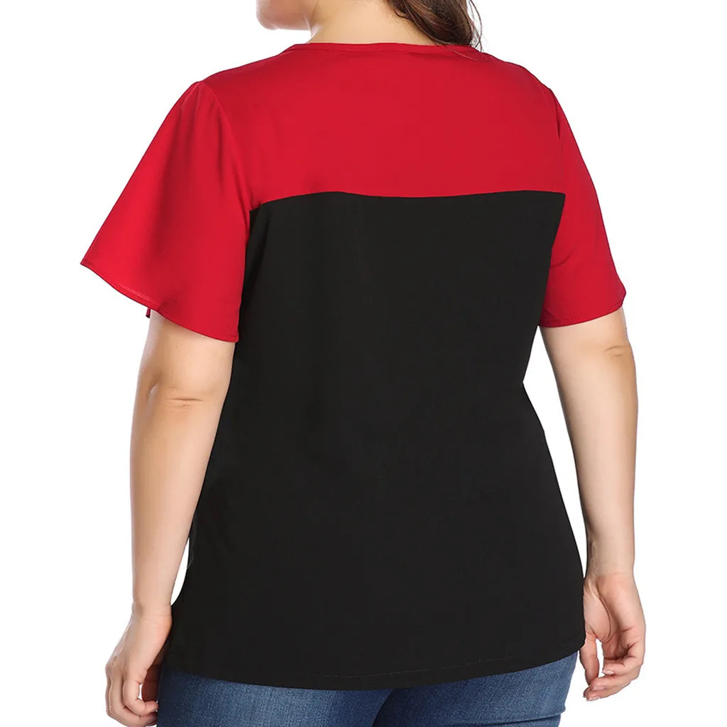 Женская шифоновая футболка с коротким рукавом большие размеры|Футболки| |