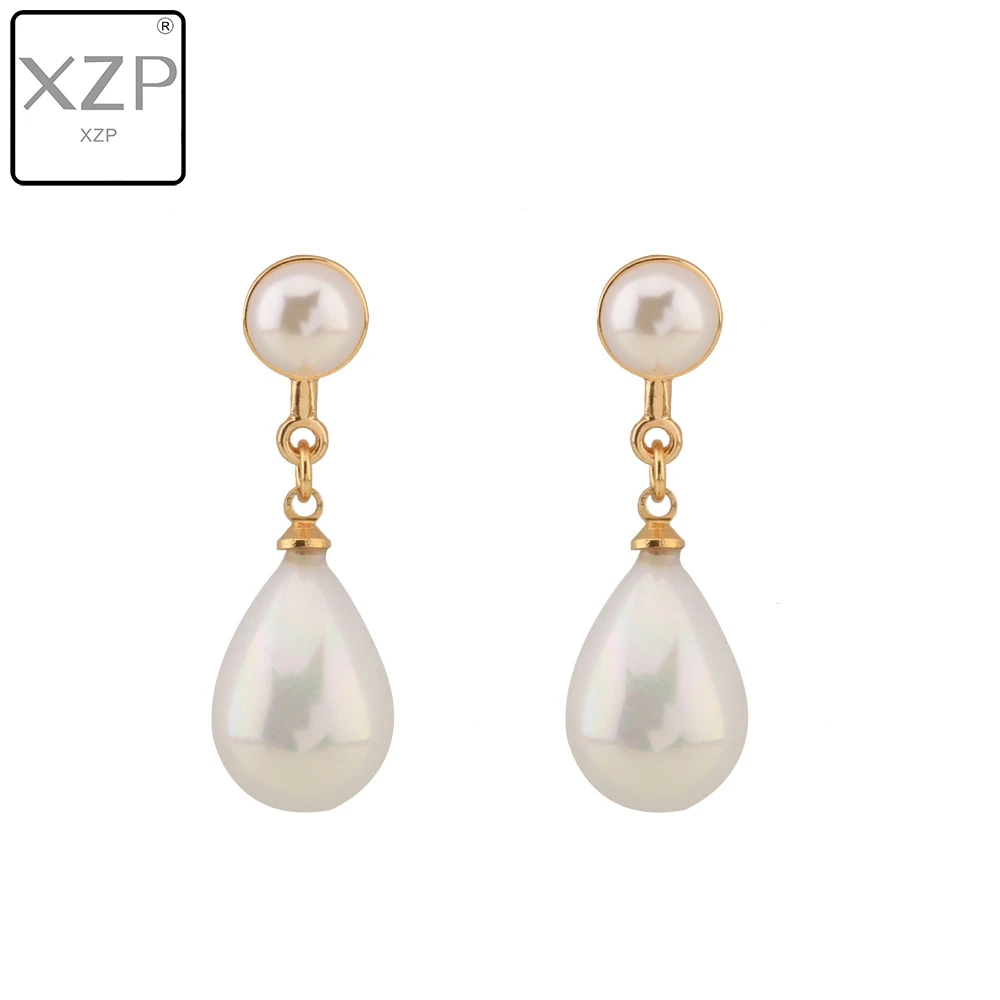 Классические летние длинные серьги слезки XZP в форме капли воды для большой