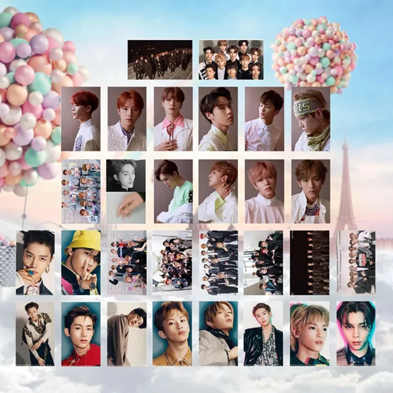 30 шт./компл. Poster NCT127 NCT сон ломо карты постер самодельные бумажные фото карты игрушек, для подарка, для фанатов