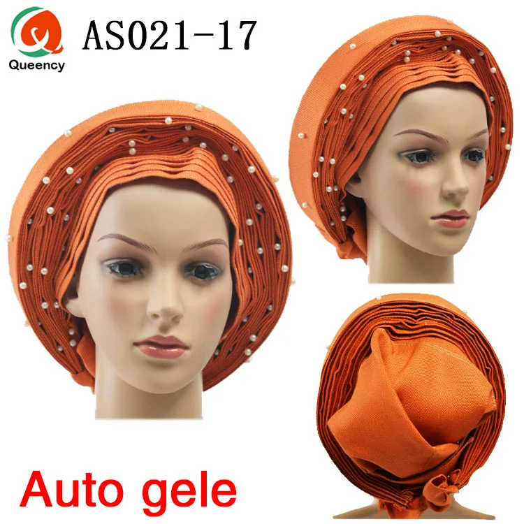2018Queency Новое поступление африканские дамы AsoOke уже завязаны Авто геле