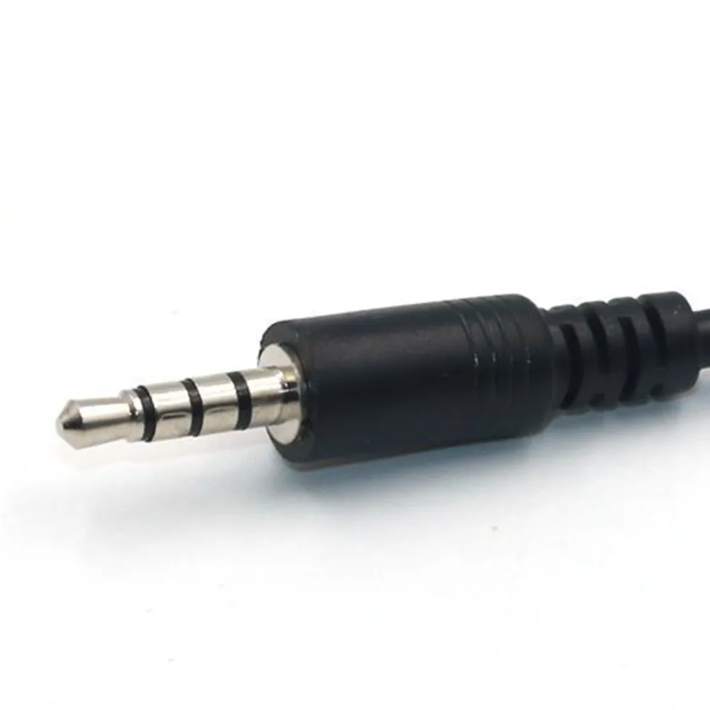 Переходник с аудиоразъема AUX 3 5 мм на USB 2 0 OTG преобразователь Aux кабель шнур для