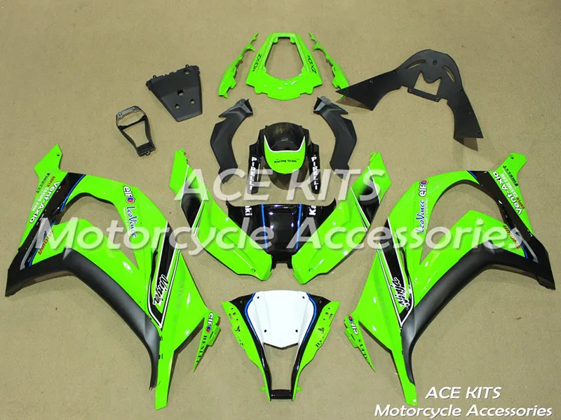 

New ABS motorcycle Fairing For kawasaki Ninja ZX-10R 2011 2012 2013 2014 2015 Injection Bodywor Any color All have ACE No.129