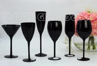 christmas black red wine champagne cocktail juice cup wine color lead free glass champagne glass ornaments