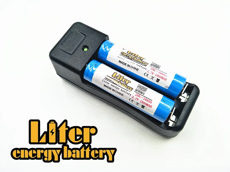 Литровый аккумулятор 16650 1800mAh 3 7 V литий ионный + зарядное устройство для