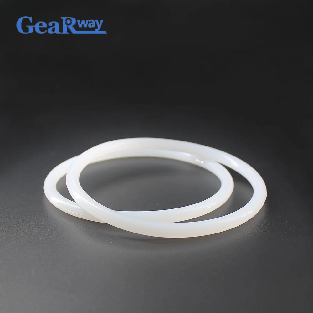 Полупрозрачное Силиконовое уплотнительное кольцо Gearway толщиной 5 мм пищевого