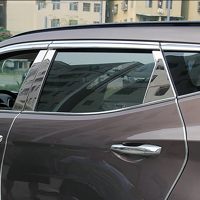 Автостайлинг MONTFORD для Hyundai Santa Fe ix45 2013 2014 2015 нержавеющая сталь сбоку снаружи в