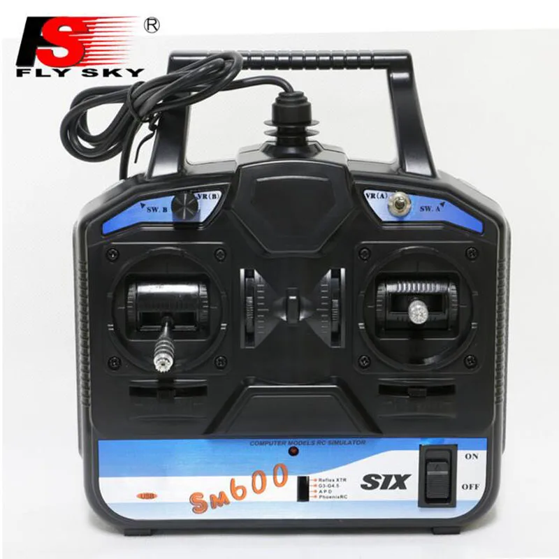 FS RC Simulator SM600 Flysky 6-КАНАЛЬНЫЙ Поддержка G6 G7 XTR FMS Феникс Для rc 3D Вертолет Самолет