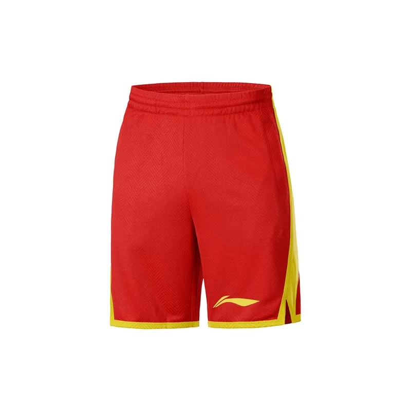 Li-Ning мужские баскетбольные серии соревнования снизу полиэстер на сухих карманах шнурок спортивные шорты AAPP051 CAMJ19