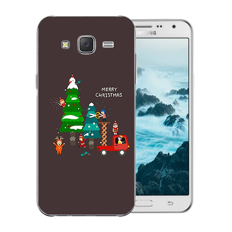 Для Samsung Galaxy J5 2015 чехлы для телефонов матовый прозрачный силиконовый веселый
