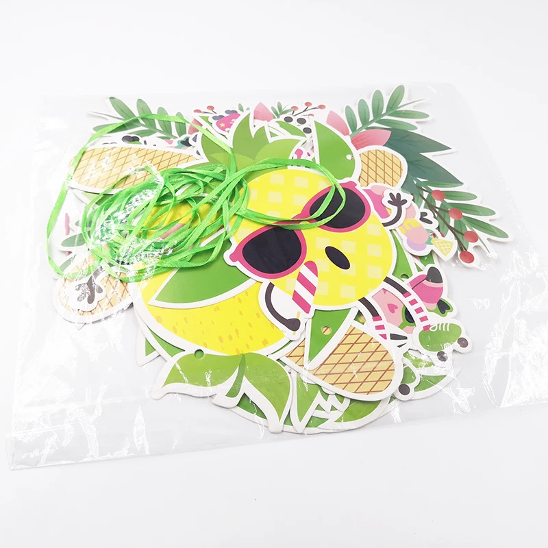 1 Набор Фламинго баннеров для вечеринки с днем рождения баннер флаг гирлянда