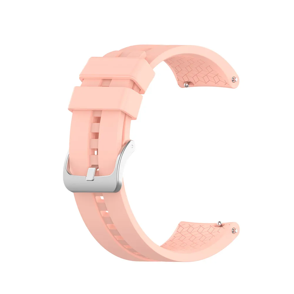 Light pink Роскошный модный силиконовый браслет для huawei Watch GT 42 мм 46 мм/gear s3/Honor Watch волшебный спортивный браслет для ремешка часов - Цвет ремешка: Light pink