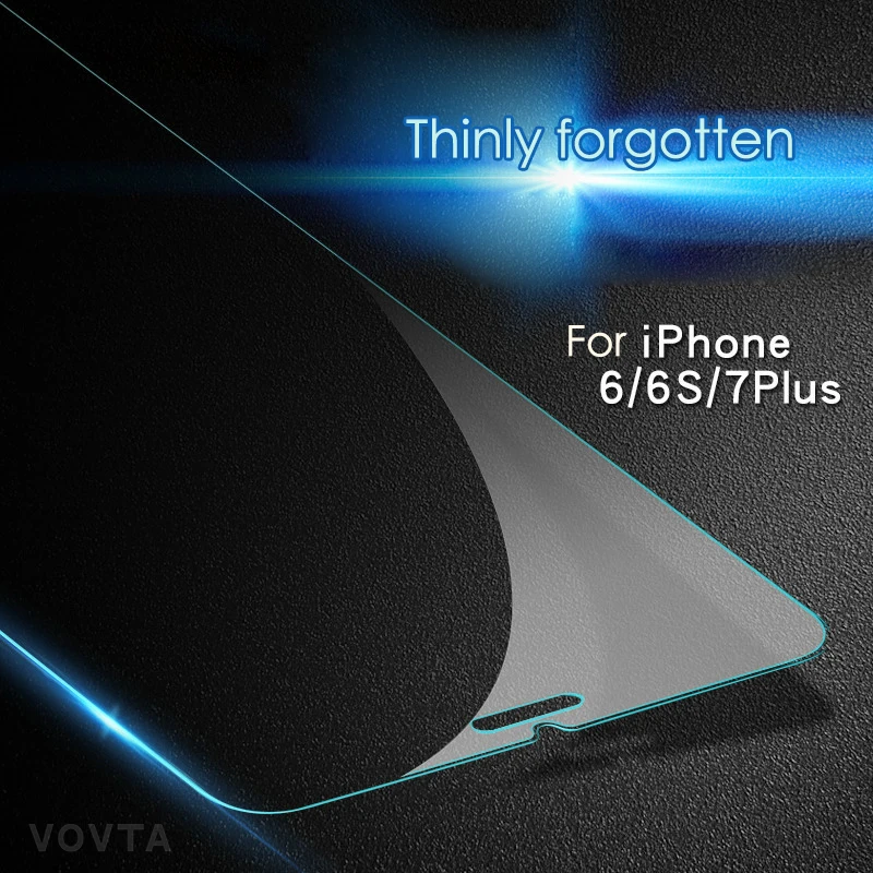 VOVTA высококачественное закаленное стекло для iphone 6 6s 7 plus 5S 8 защита экрана X SE 5