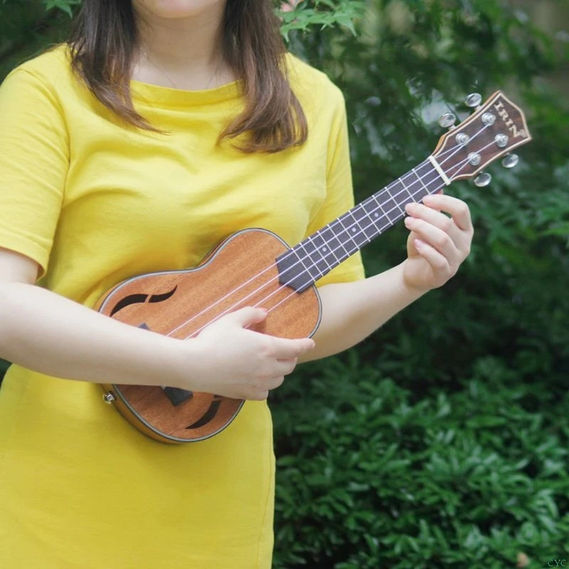 Тенор укулеле ИРИН 21 дюймов ореховое дерево 18 акустическая гриф Ukelele гитара красное дерево гриф
