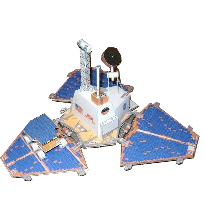 Бумажная 3D модель путешественника Mars Pathfinder в масштабе 1:12 сделай сам военный веер