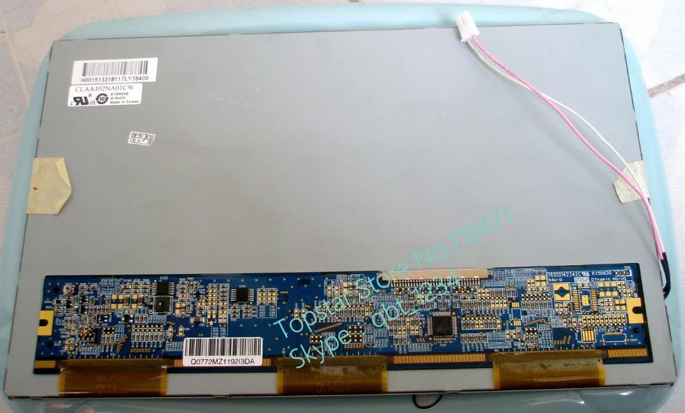 Freeshipping original CPT 10.2 inch TFT LCD Screen CLAA102NA01CW 1024(RGB)*600 WSVGA | Электронные компоненты и