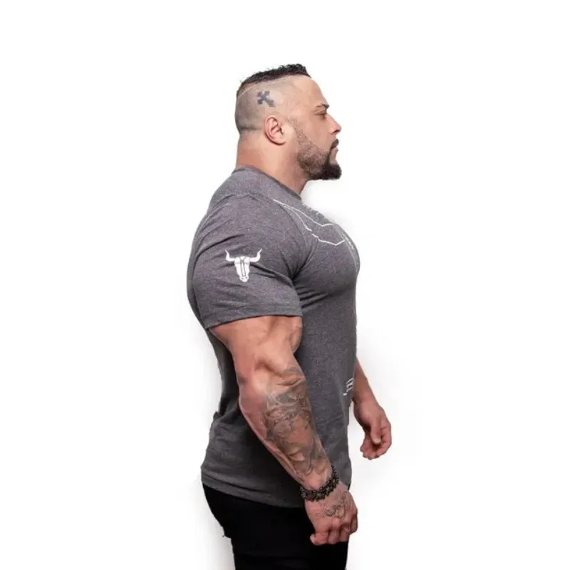 2019 новая одежда модная футболка мужская хлопковая дышащая с коротким рукавом для