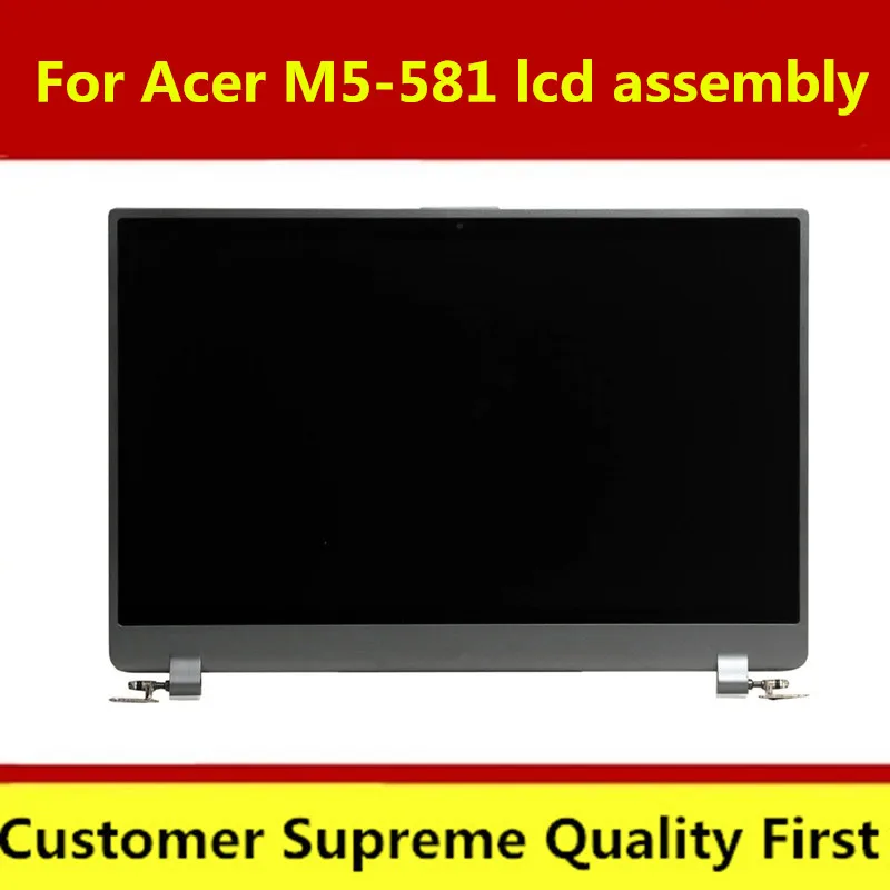 Для Acer Aspire m5 581 M5 581TG ультрабук ноутбук ЖК экран в сборе с рамкой крышка шарнир