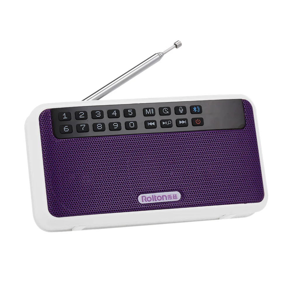 Rolton E500 беспроводной Bluetooth динамик 6 Вт HiFi стерео музыкальный плеер портативный