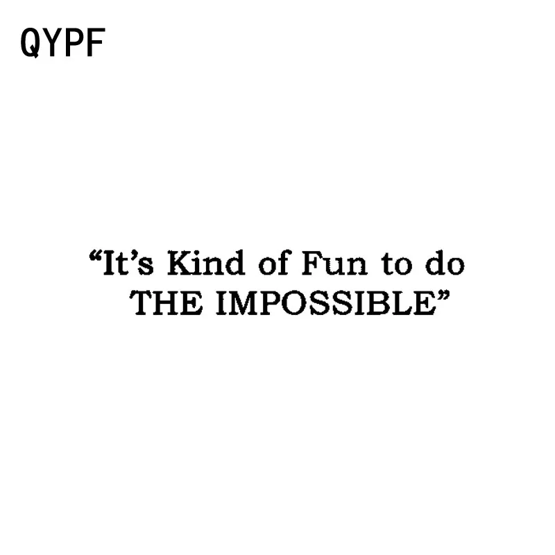 QYPF 18 5 см * 3 2 забавный вид забавы чтобы сделать невозможную наклейку для