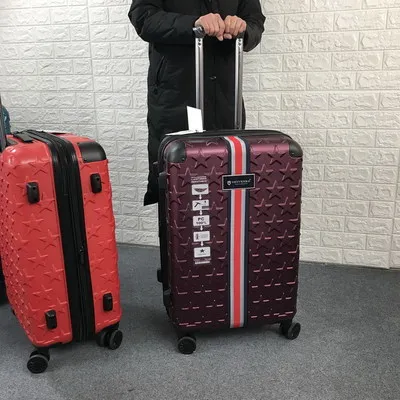 Экспорт HK прокатки Чемодан костюм чехол посадки чехол для путешествий Чемодан чехол Спиннер чехол s тележка костюм чехол колесный чехол - Цвет: dark red