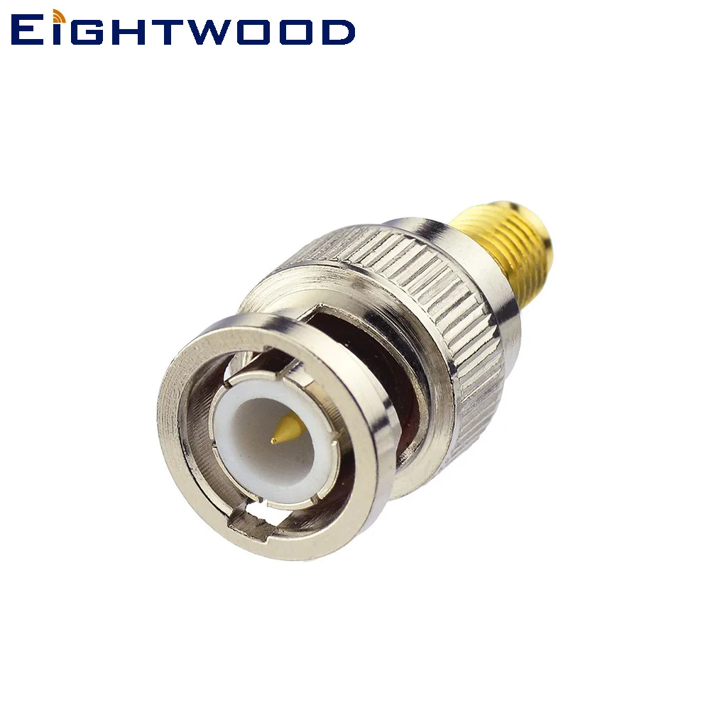 Eightwood 2 Pack SMA в BNC RF коаксиальный адаптер разъем гнездо штекер для любительского