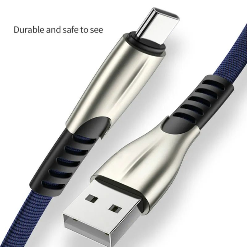 Кабель usb type C для мобильного телефона USB кабель быстрой зарядки устройств type-C